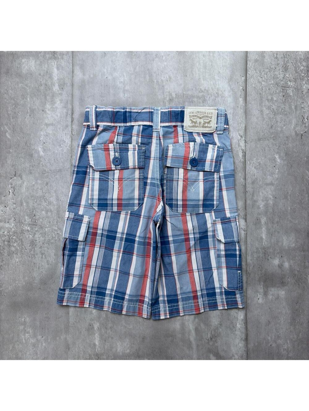 Y2K Blue Levi’s Grunge Baggy Cargo Skater Shorts